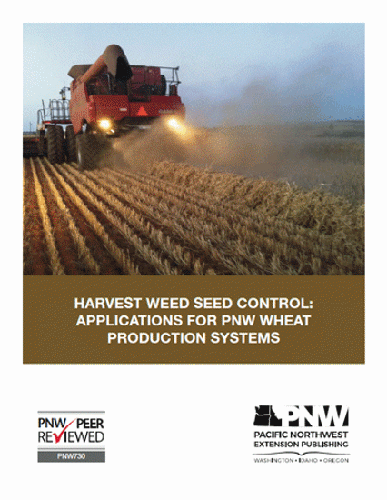 Picture of Harvest Weed Seed Control: Applications for PNW (Pacific Northwest) Wheat Production Systems