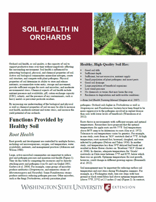 Picture of Soil Health in Orchards