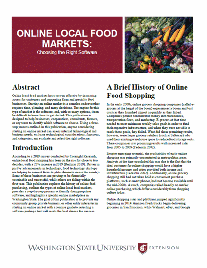 Imagen de Online Local Food Markets Choosing the Right Software