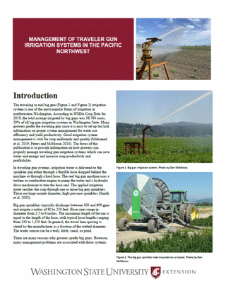 Picture of Management of Traveler Gun Irrigation Systems in the Pacific Northwest