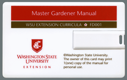 Picture of Master Gardener Manual on Flashdrive