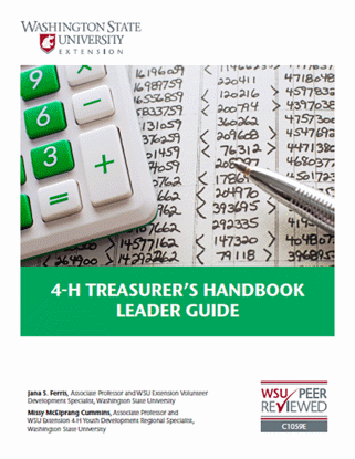 Picture of 4-H Treasurer's Handbook Leader Guide
