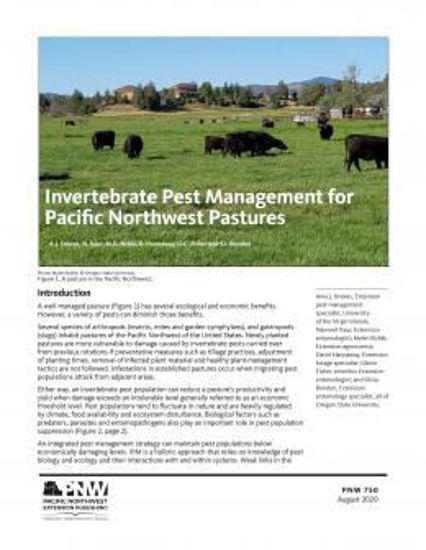 Imagen de Invertebrate Pest Management for Pacific Northwest Pastures