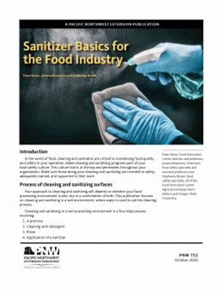 Imagen de Sanitizer Basics for the Food Industry