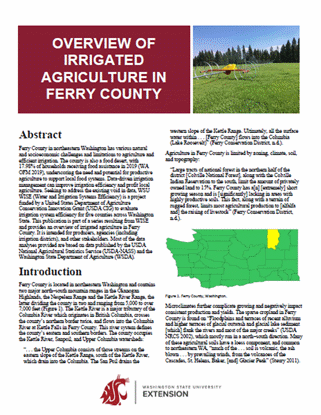 Imagen de Overview of Irrigated Agriculture in Ferry County
