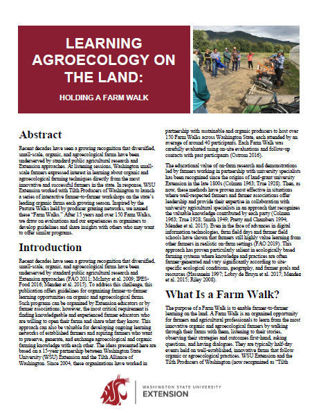 Imagen de Learning Agroecology on the Land: Holding a Farm Walk