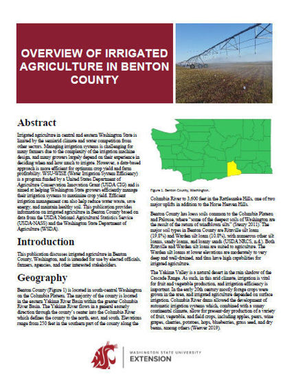 Imagen de Overview of Irrigated Agriculture in Benton County
