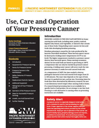 Imagen de Using and Caring for Your Pressure Canner