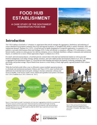 Imagen de Food Hub Establishment: A Case Study of the Southwest Washington Food Hub
