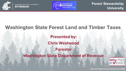Imagen de Washington State Forest Land and Timber Taxes